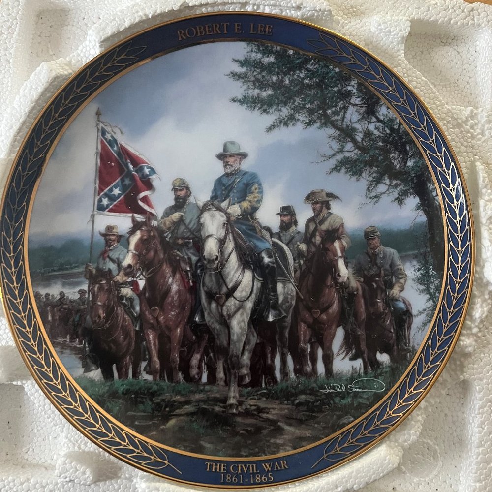 Bradford Exchange 1994 Robert E Lee plate